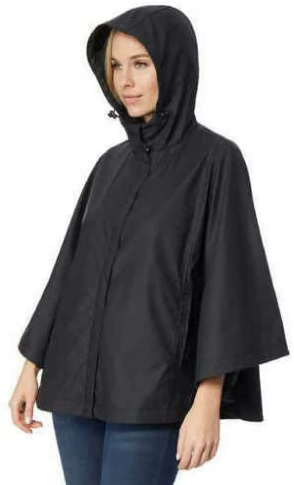 32 Degrees Cool Women's Hooded Poncho Style Rain Coat.