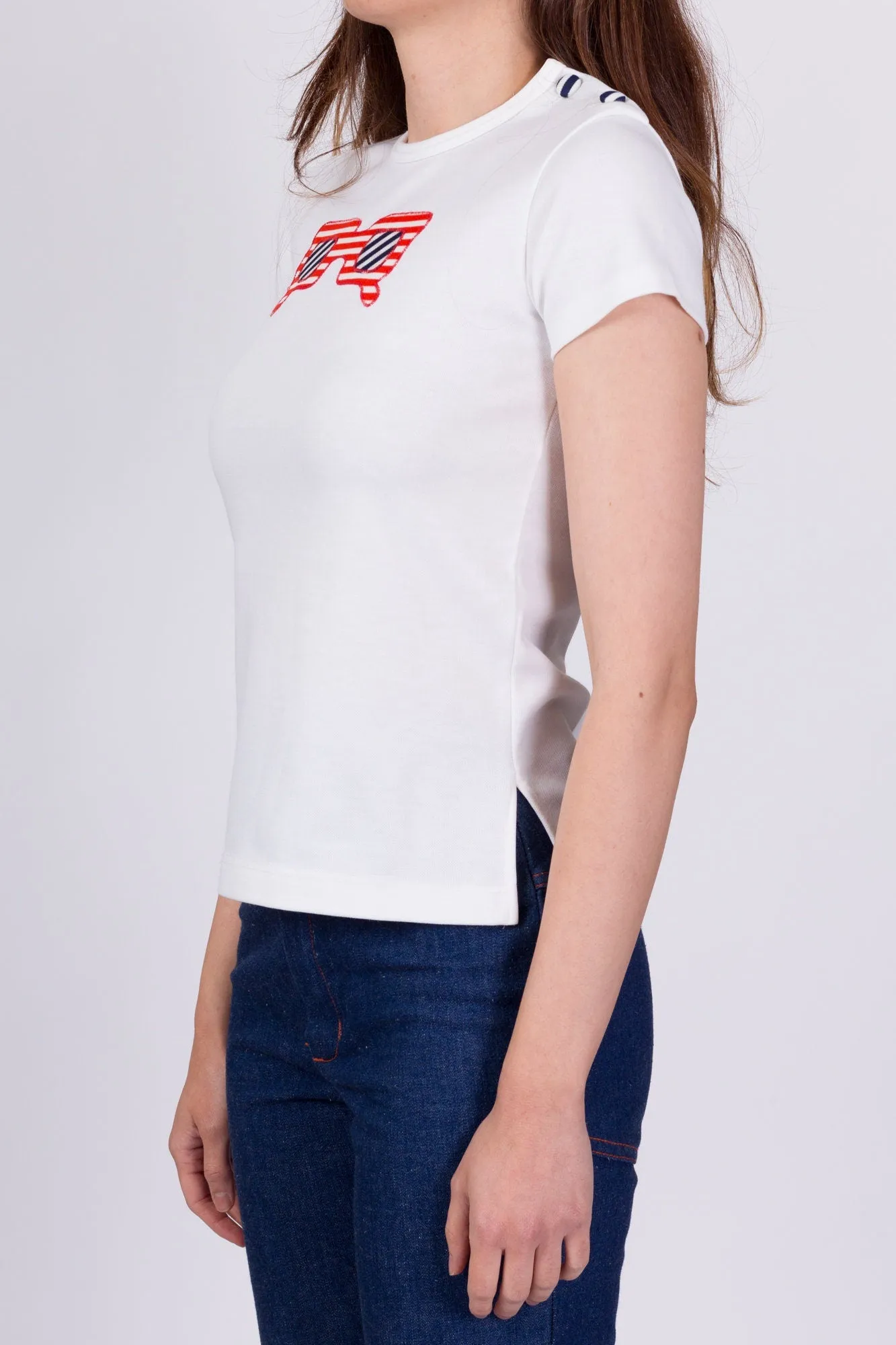70s Ceil Ainsworth Sunglasses Top - Girl's 8