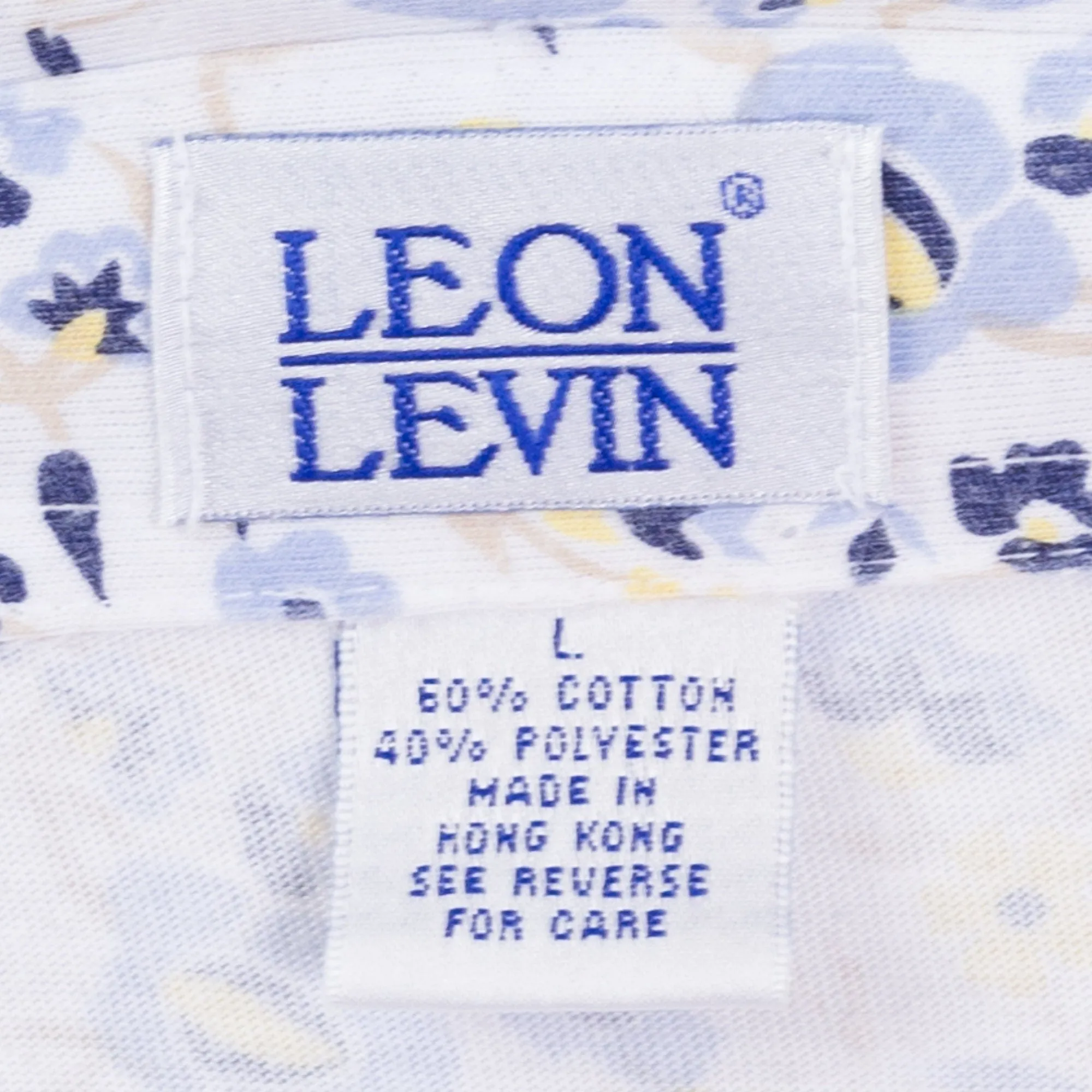 80s 90s Preppy Floral Polo Top - Extra Small
