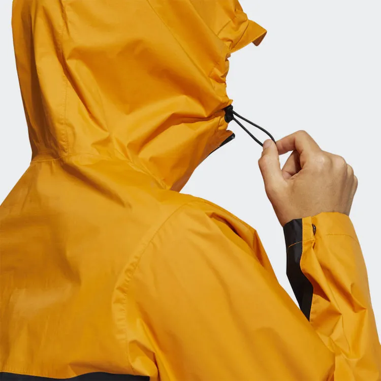 Adidas Skateboarding Tech Shell Jacket Black/Focus Orange