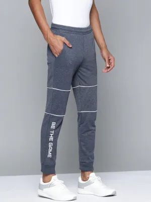 Alcis Men Navy Blue Printed Joggers