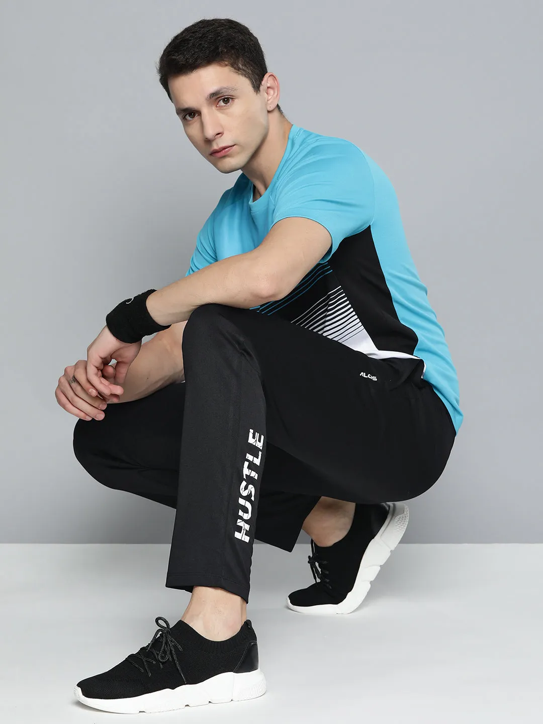 Alcis Men Printed Drytech  Track Pants