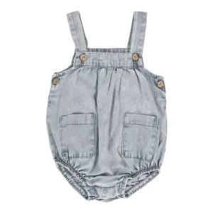 Analogie Stonewash Boys Romper - Blue Wash