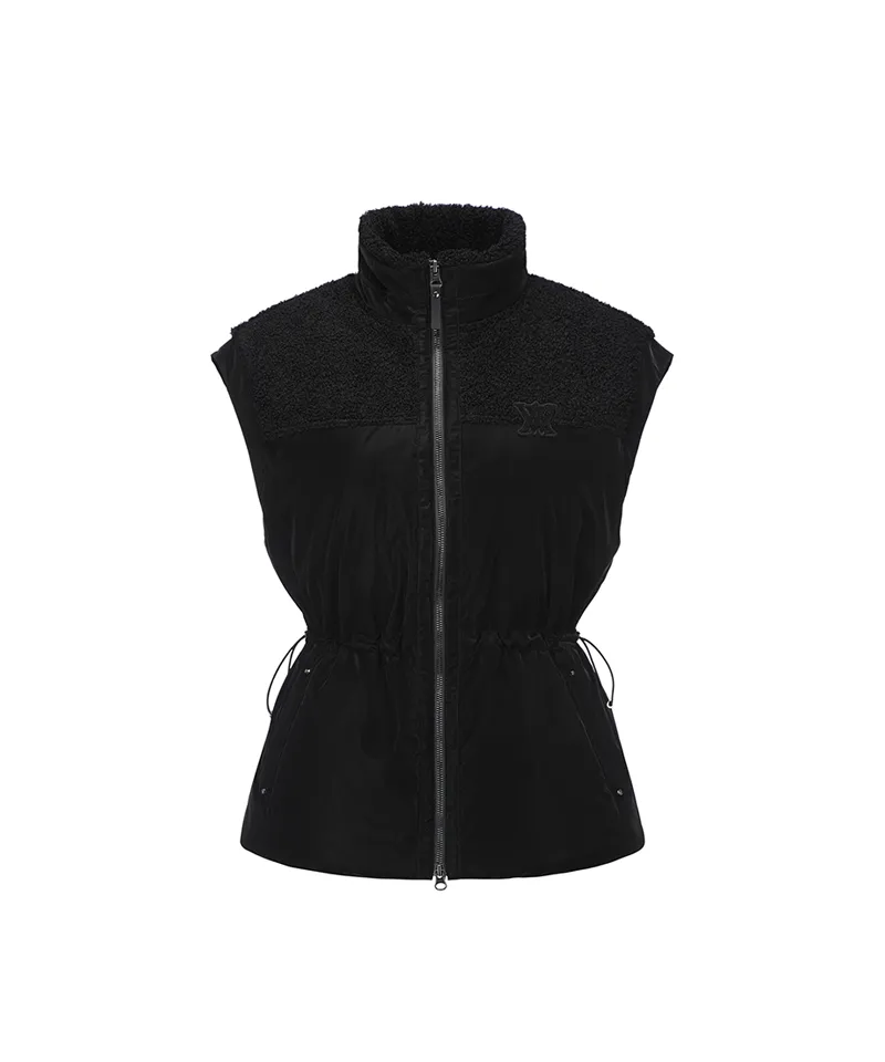 ANEW Golf Women Material Mix Down Goose Down Vest - Black
