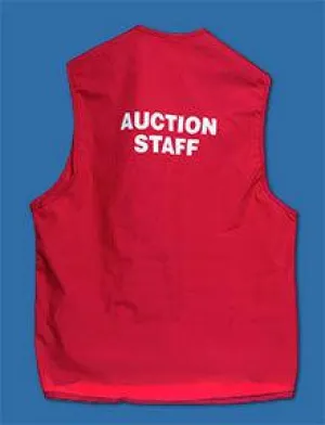 Auction STAFF Vests (6/Box)