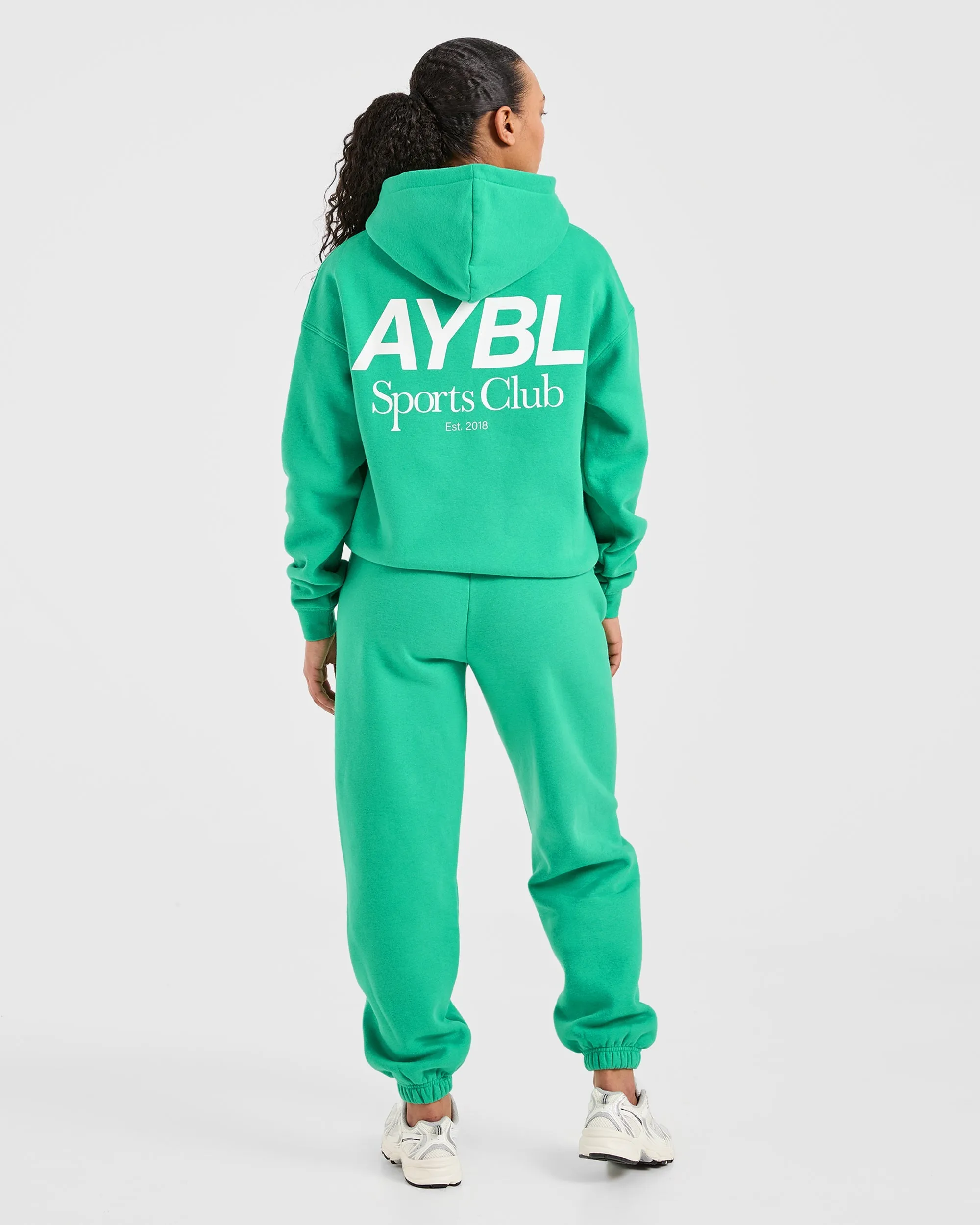 AYBL Sports Club Oversized Joggers - Racing Green