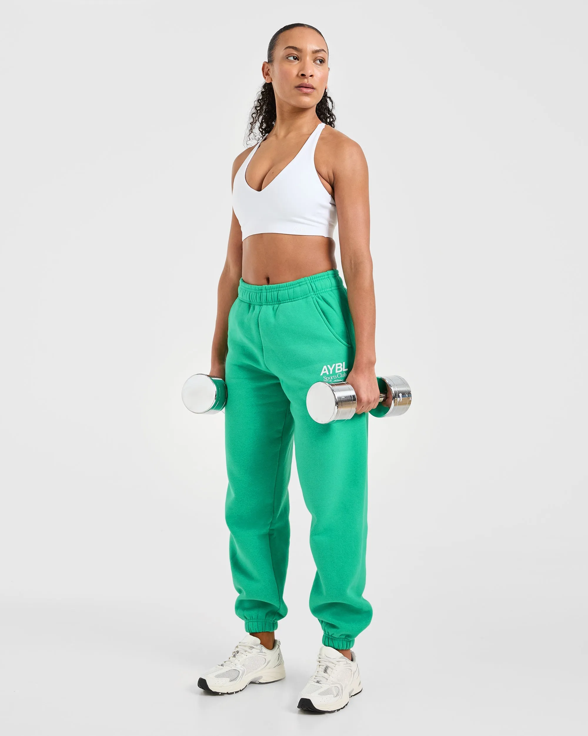 AYBL Sports Club Oversized Joggers - Racing Green