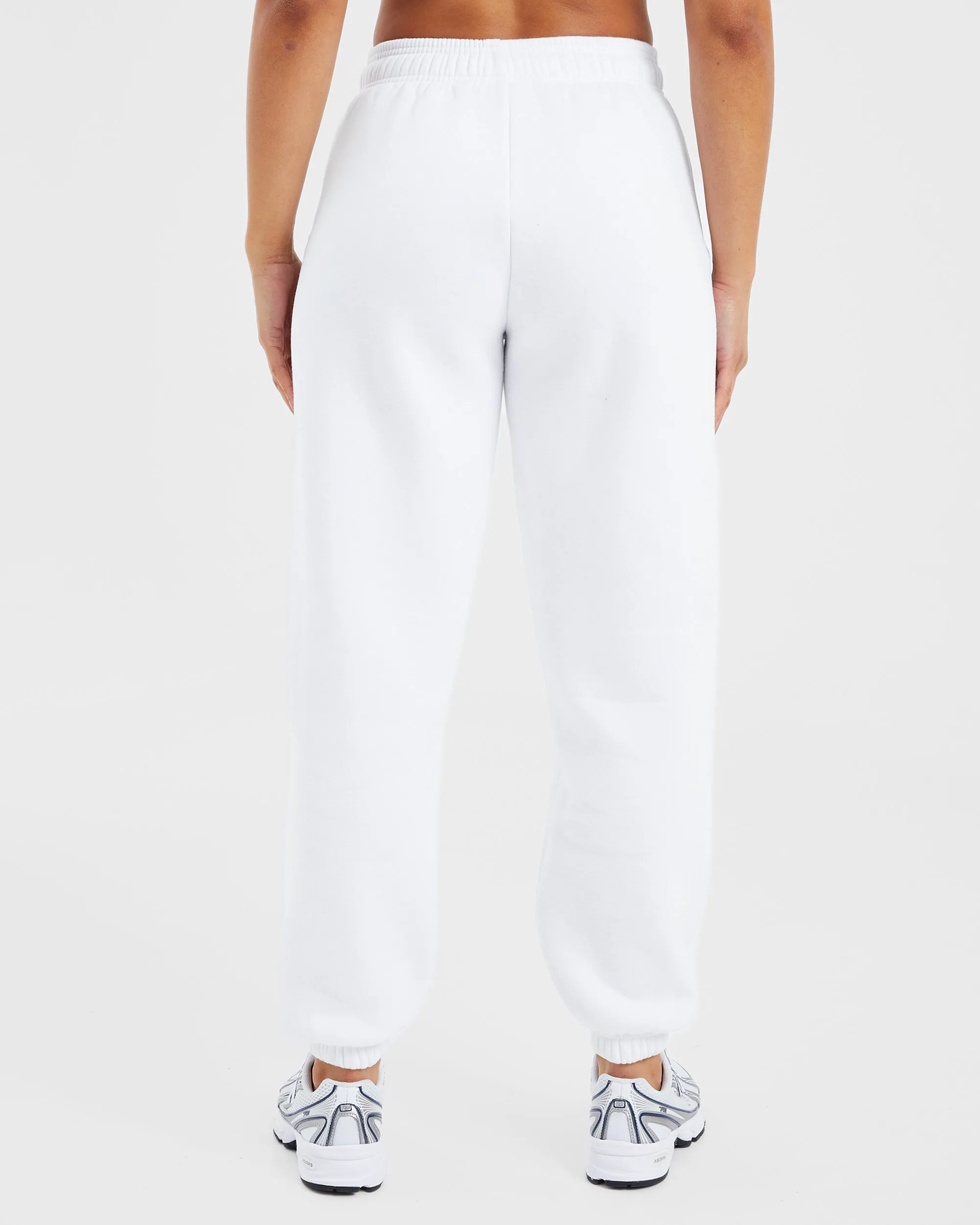 AYBL Sports Club Oversized Joggers - White