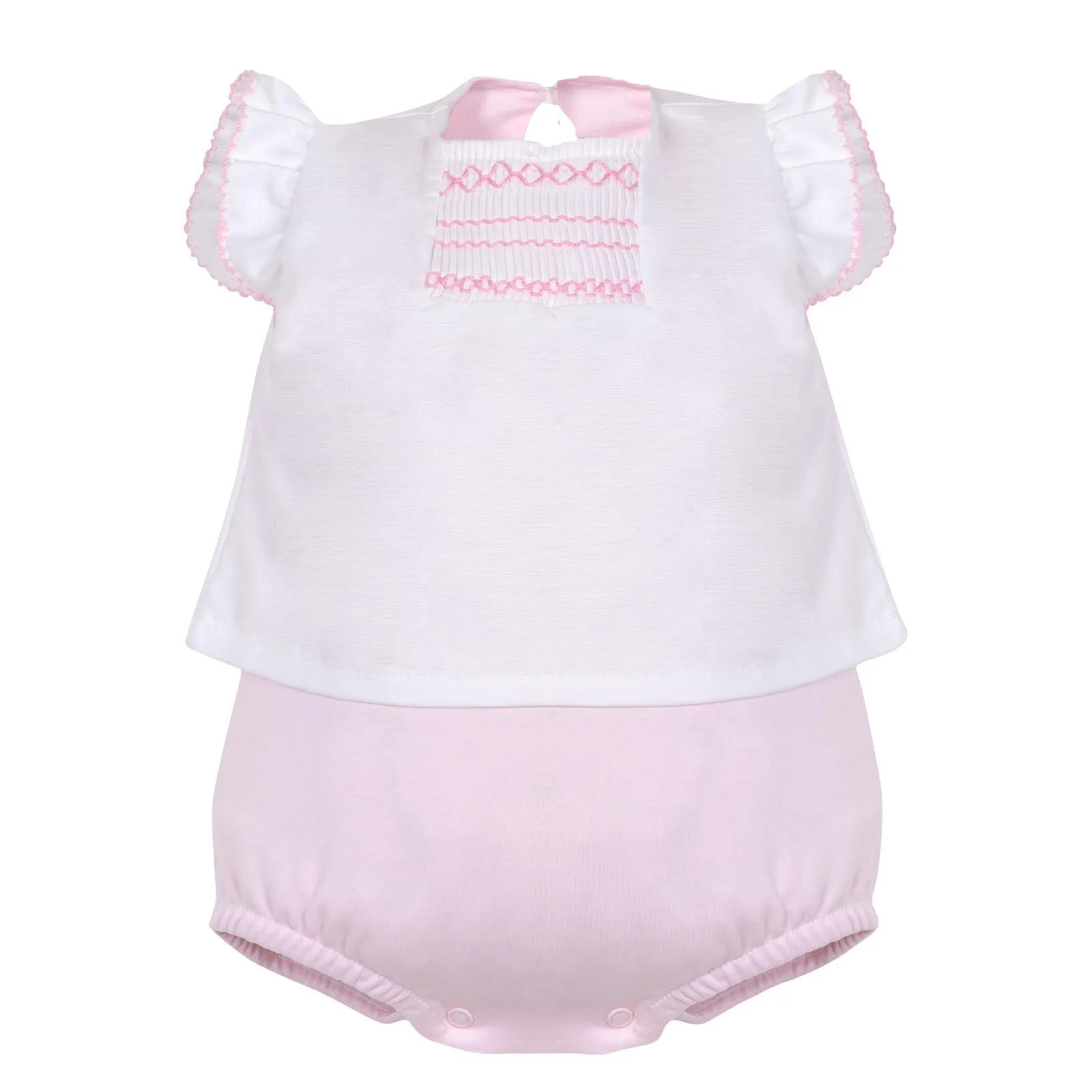 Basics - Baby Girl's Smocked Romper