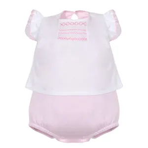 Basics - Baby Girl's Smocked Romper