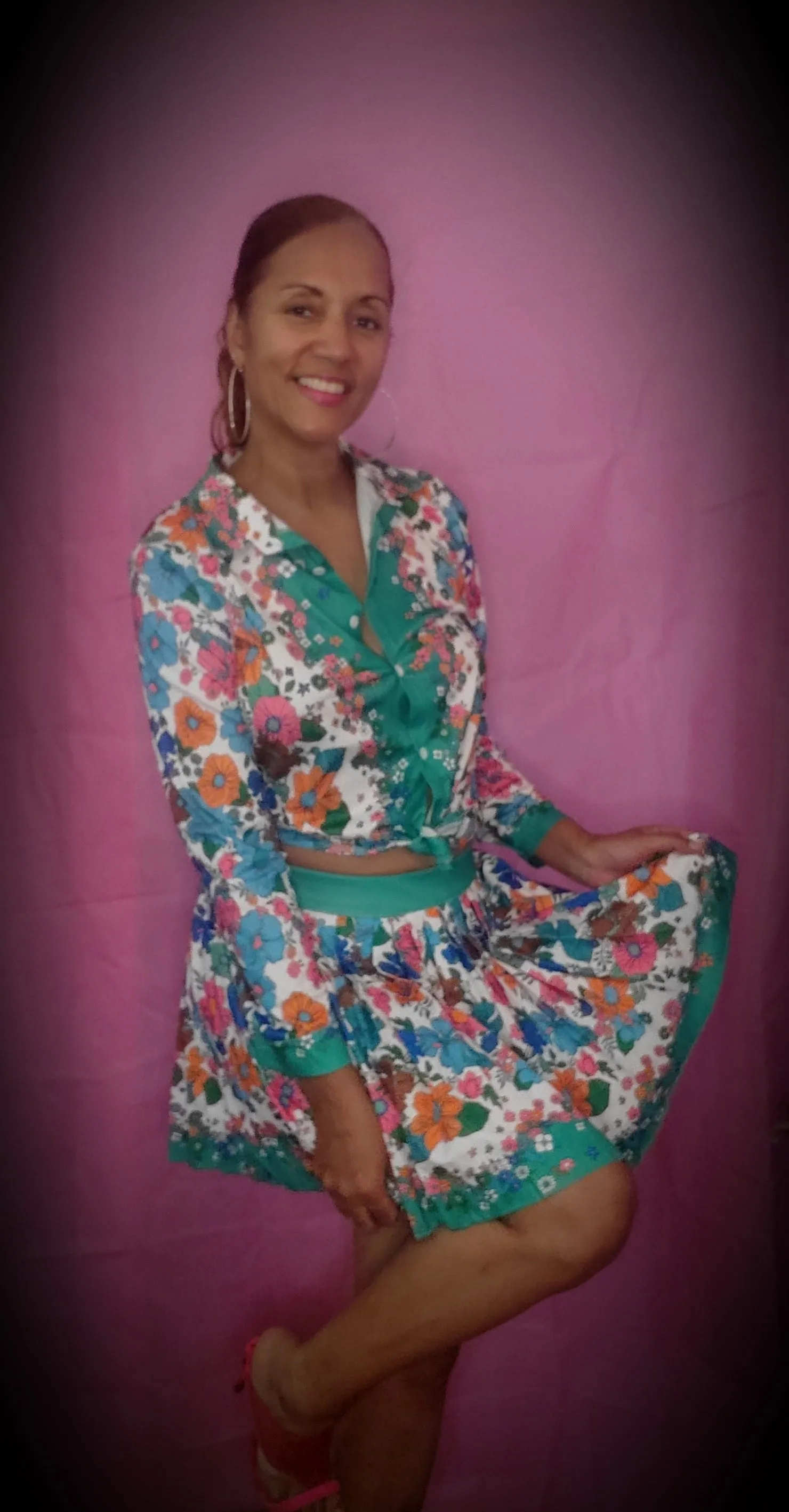 Beautiful Colors blouse and skirt set