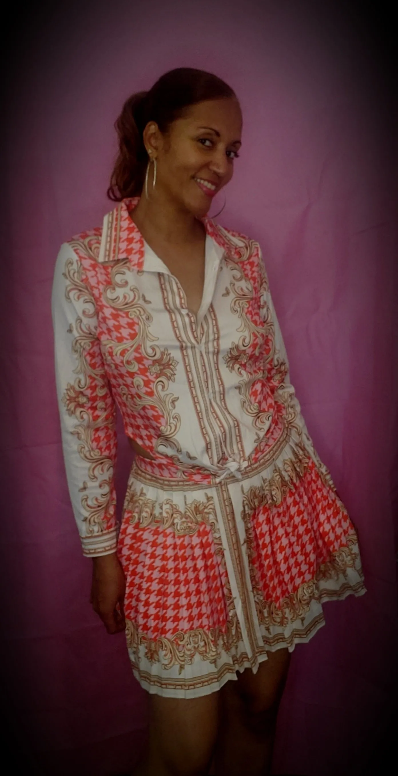 Beautiful Colors blouse and skirt set