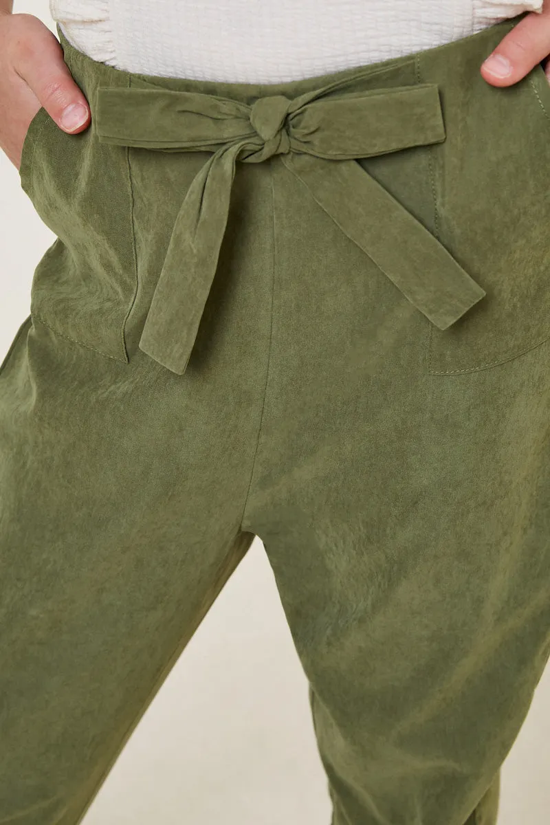 Belted Joggers
