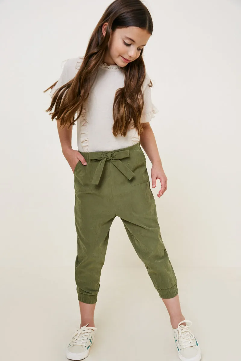 Belted Joggers