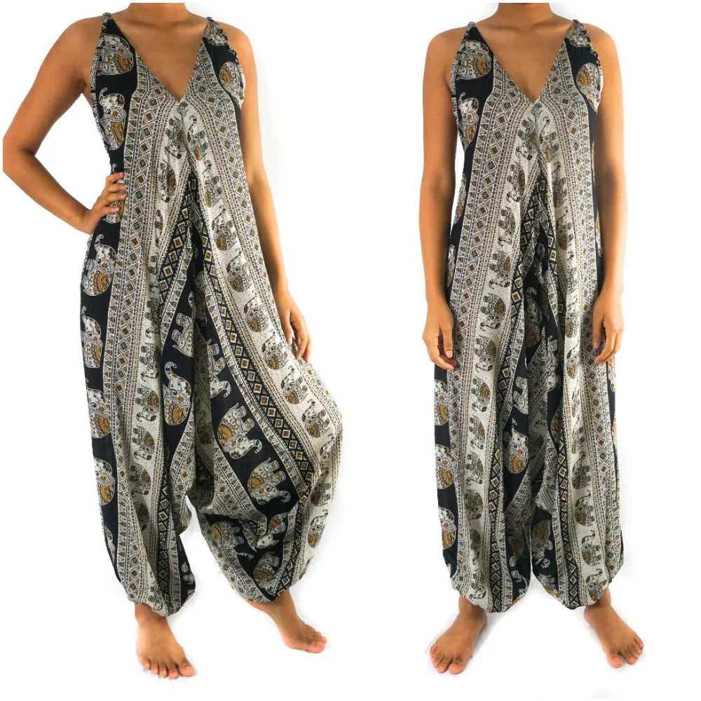Black Elephant Romper