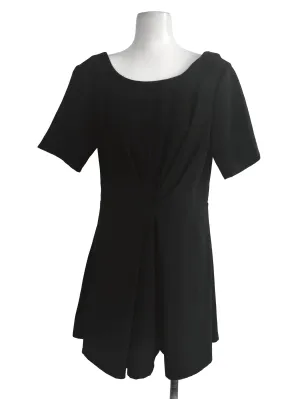 Black Plain Rompers