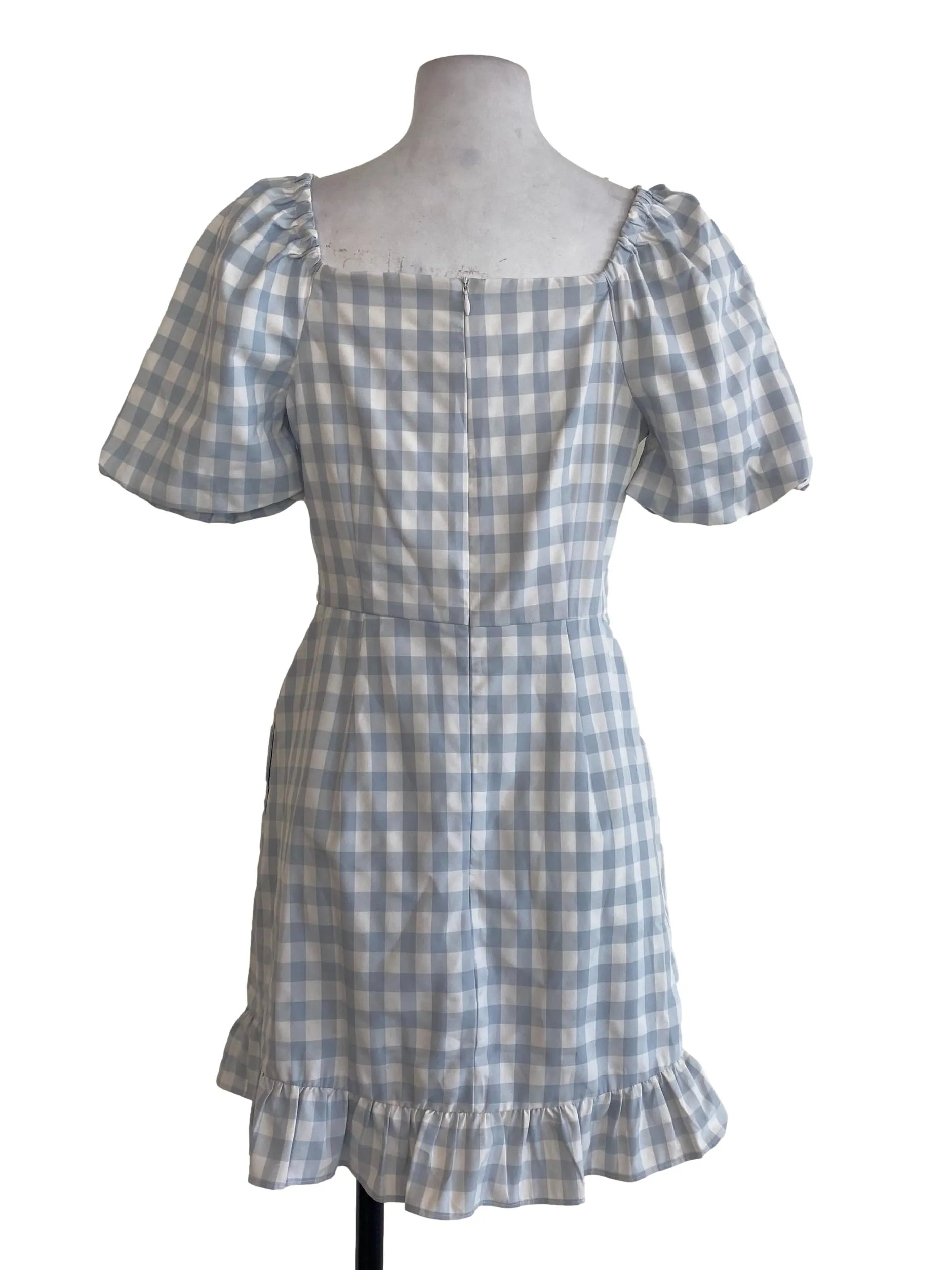 Blue Gingham Rompers
