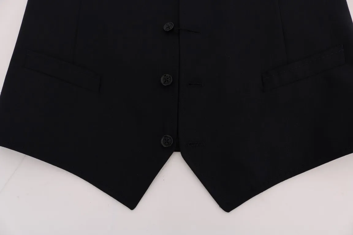 Blue STAFF Wool Stretch Vest