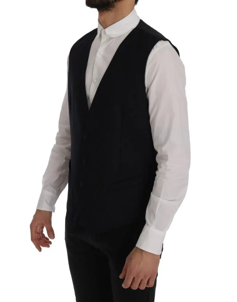 Blue STAFF Wool Stretch Vest
