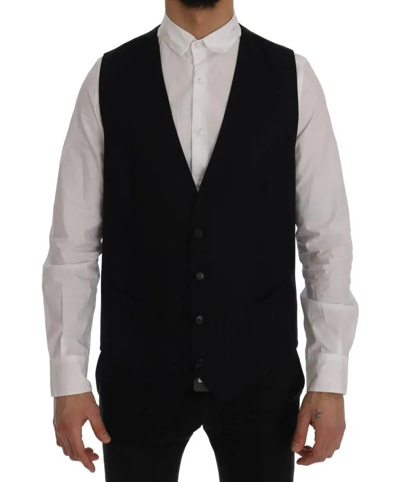Blue STAFF Wool Stretch Vest