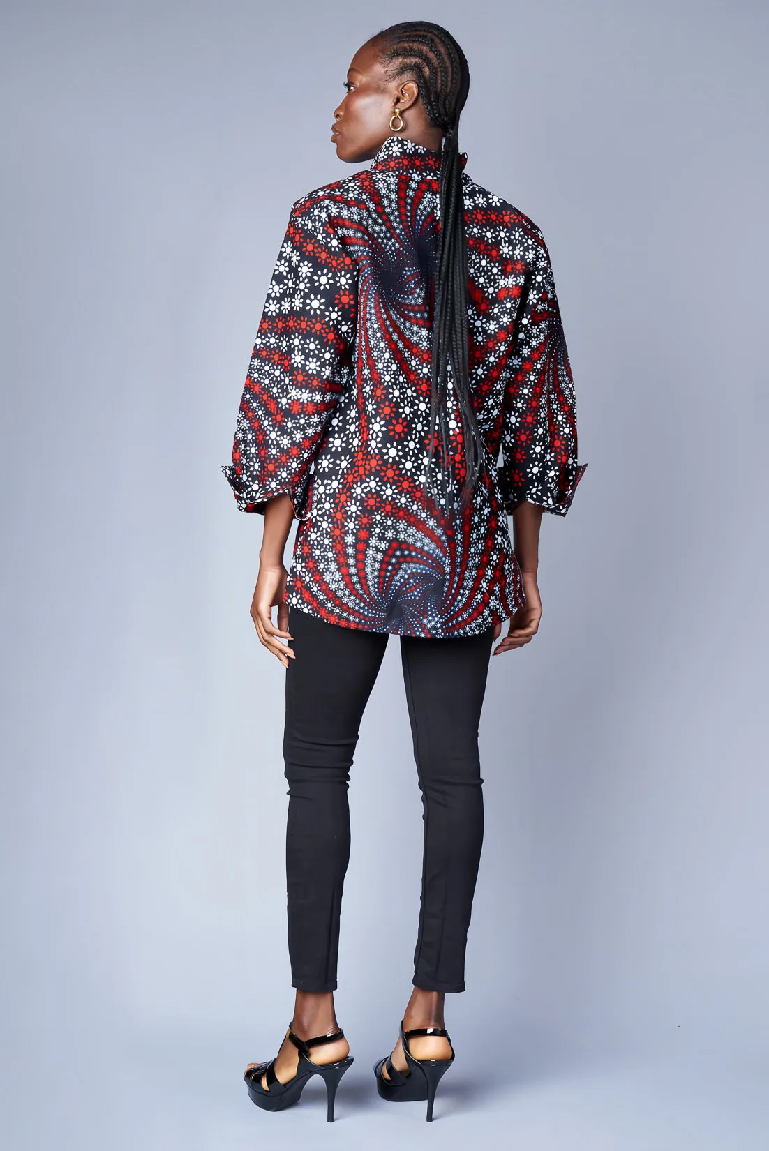 BOYFRIEND BLACK IN RED, WHITE, BLACK