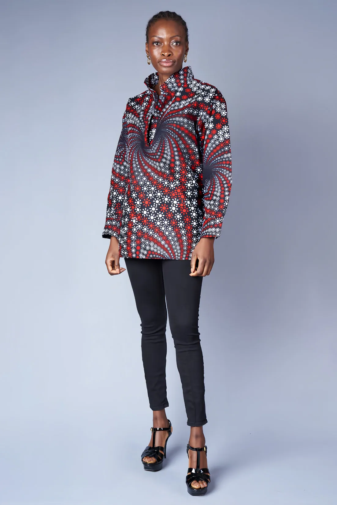BOYFRIEND BLACK IN RED, WHITE, BLACK