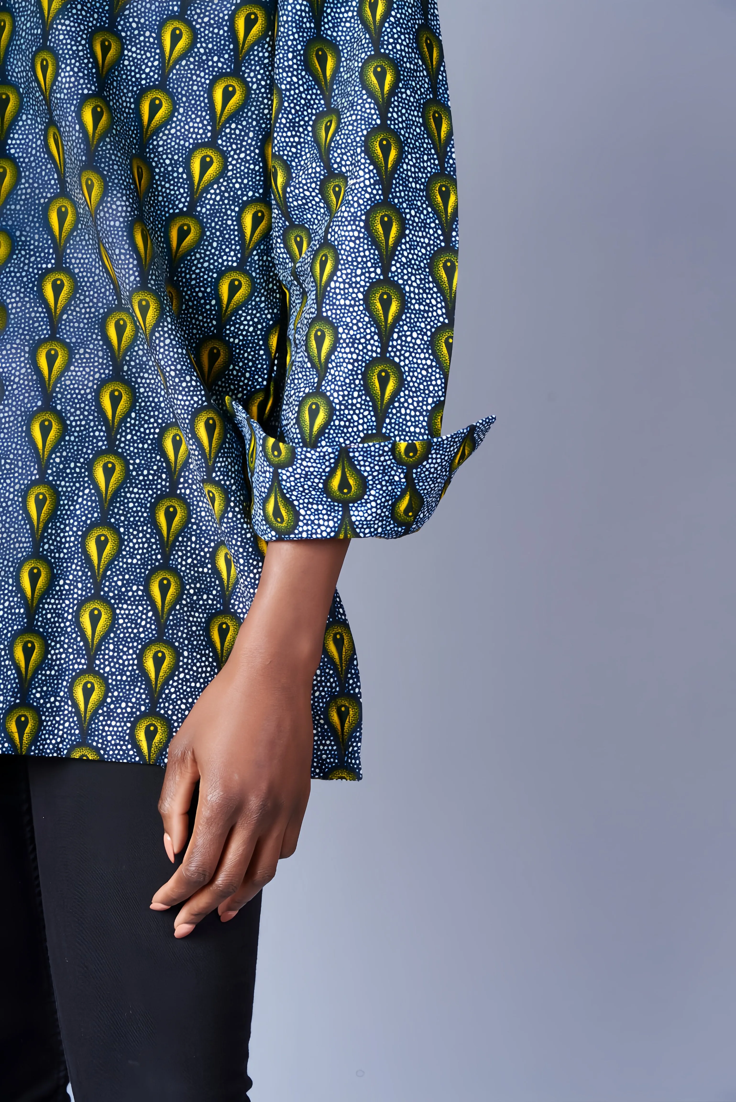 BOYFRIEND BLOUSE IN BLUE