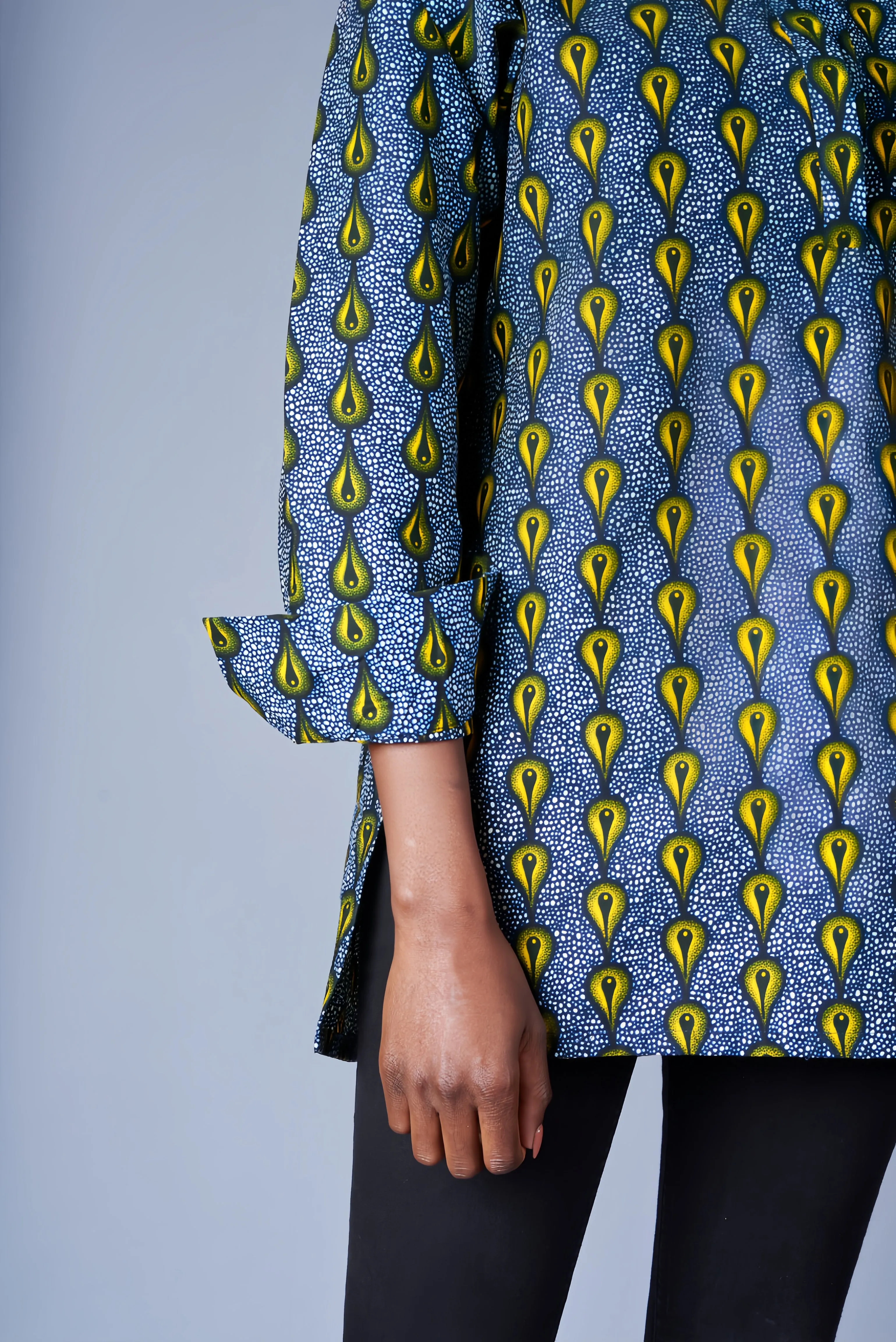 BOYFRIEND BLOUSE IN BLUE