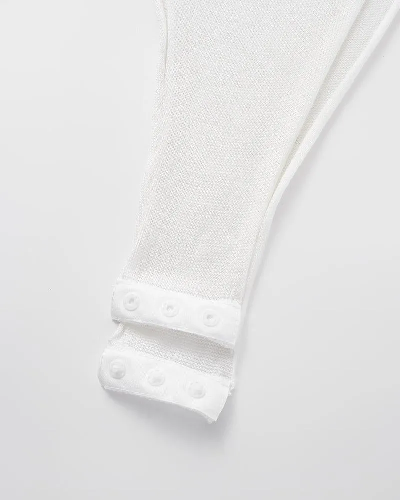Bralet Long-sleeve Mesh Bodysuit