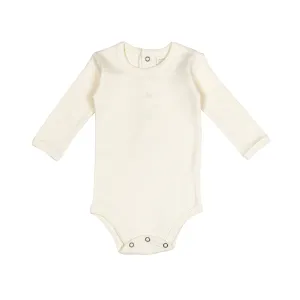 Buttercream Organic Long-Sleeve Bodysuit