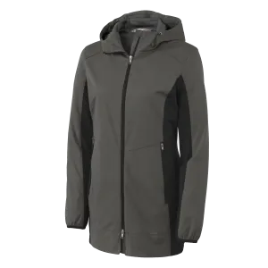 C1730W Ladies Active Hooded Soft Shell Jacket