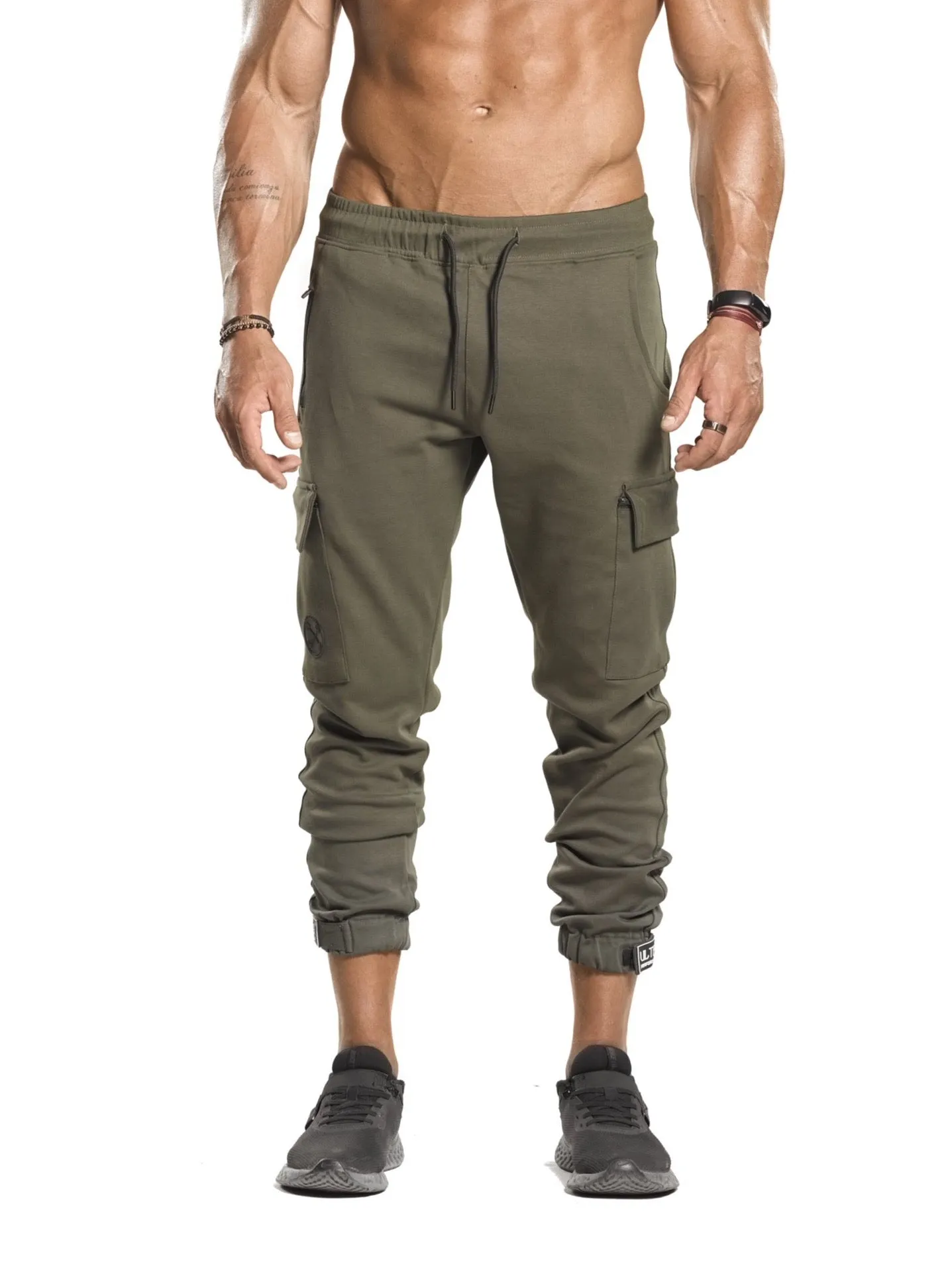 Cargo Joggers - ULTRA Perform-Gear [Olive Green]