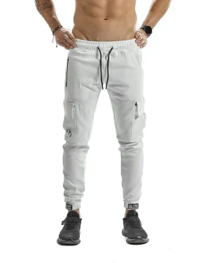 Cargo Joggers - ULTRA Perform-Gear [White]