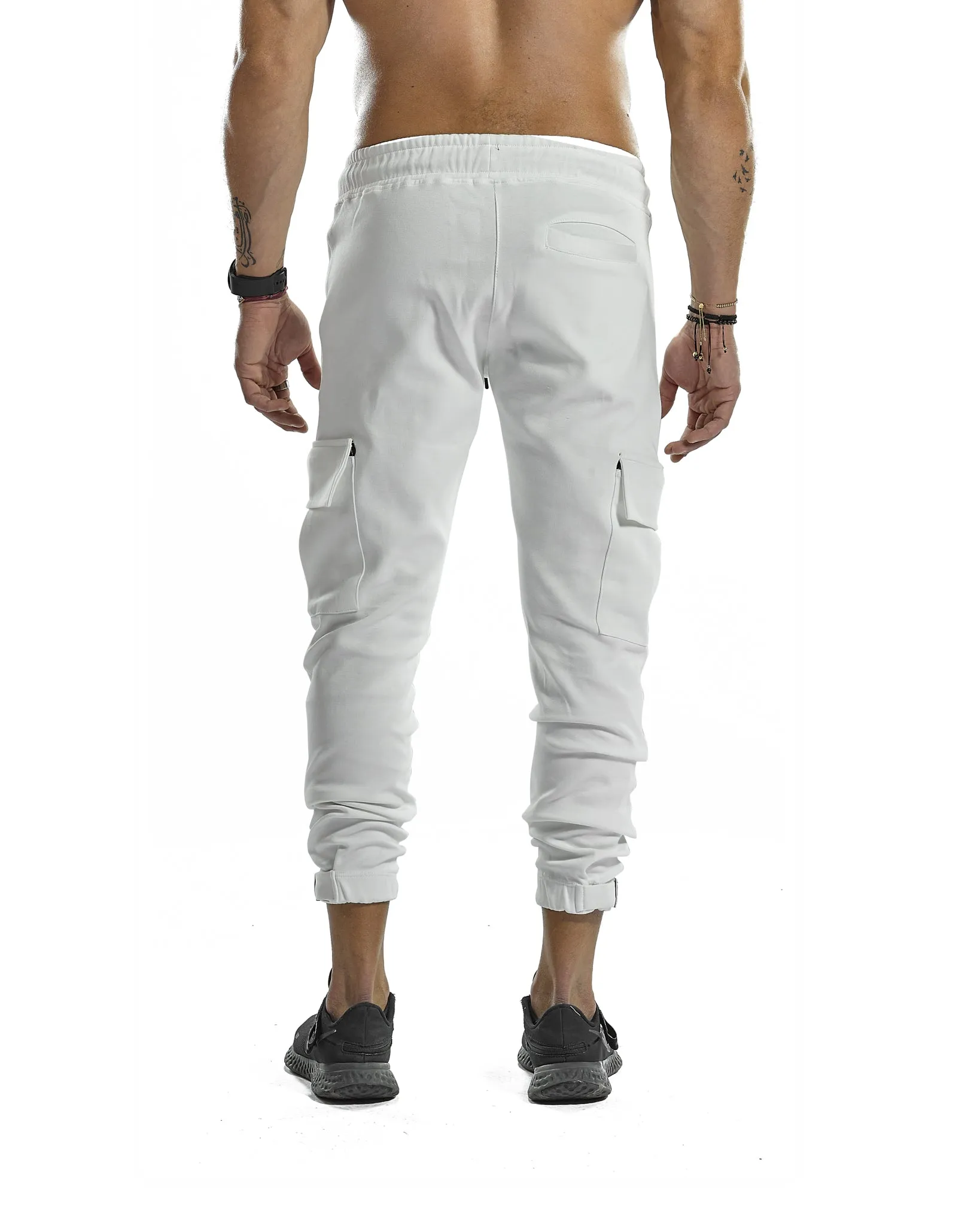 Cargo Joggers - ULTRA Perform-Gear [White]
