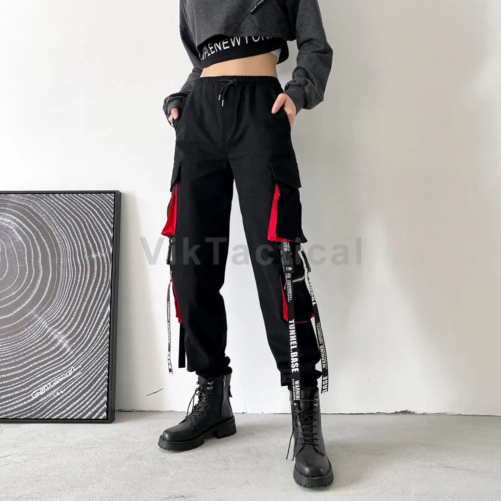Cargo Pants Fashion Pockets Jogger Trousers for Women