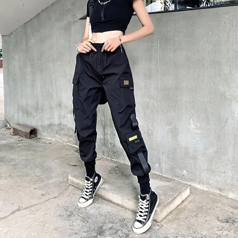 Cargo Pants Fashion Pockets Jogger Trousers for Women
