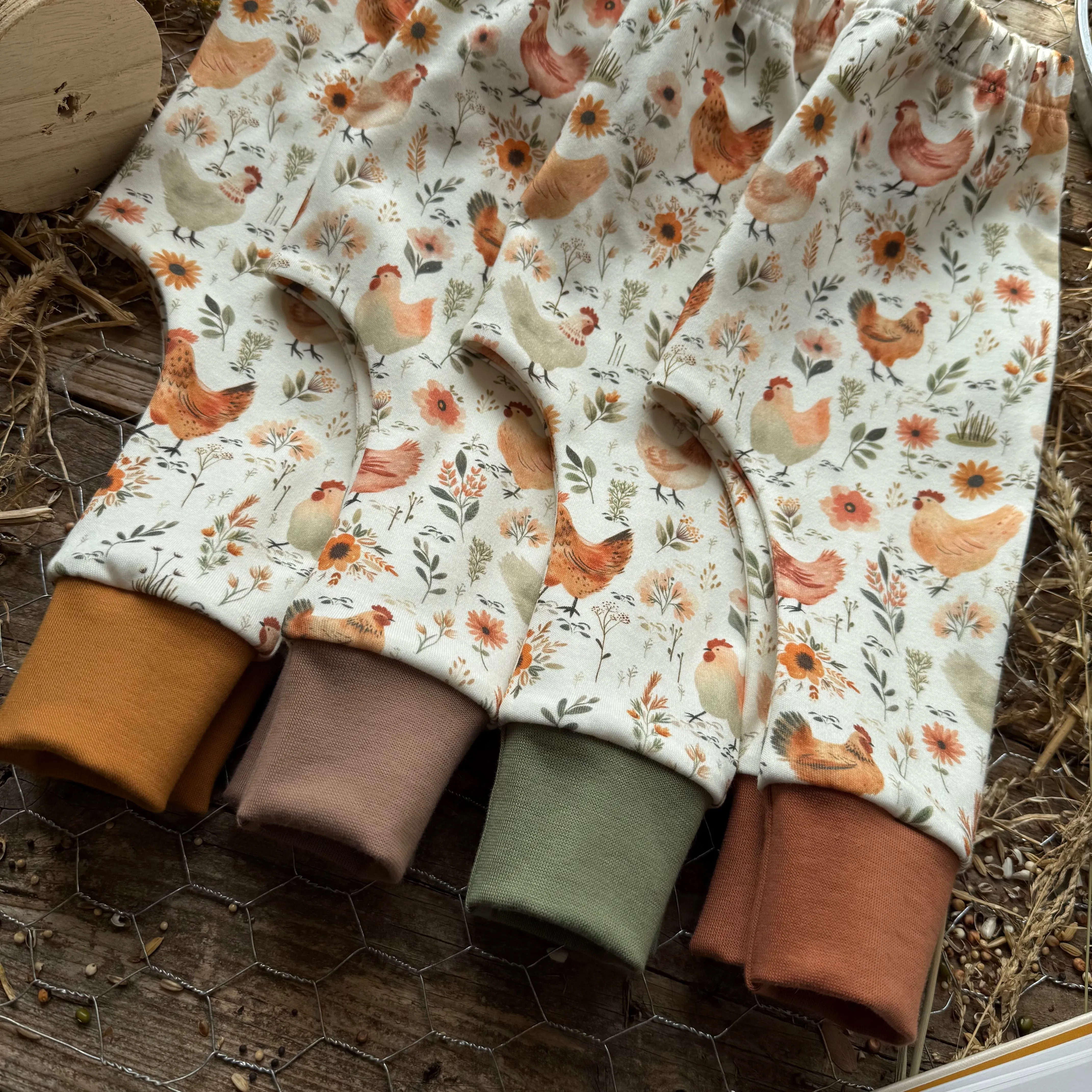 Chicken Meadow Knotted Hats