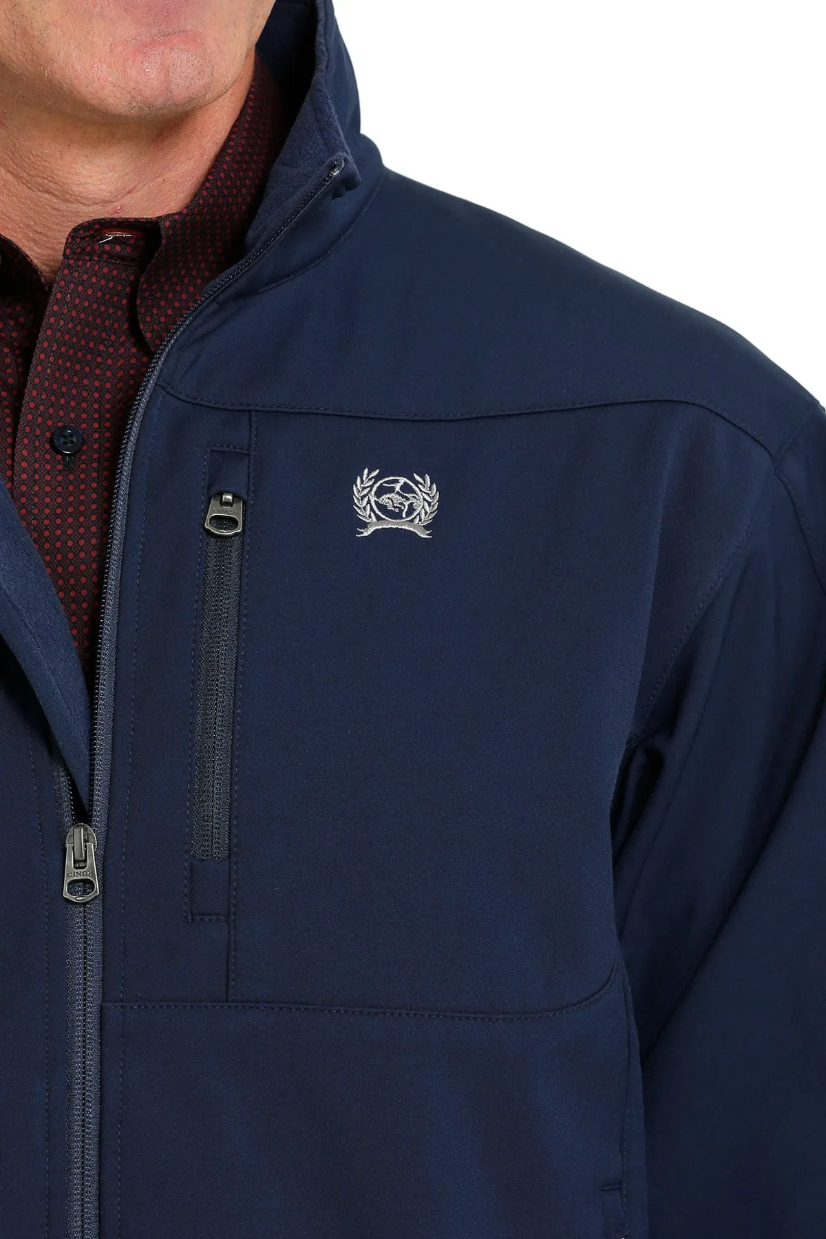 Cinch Men's Navy Solid Bonded Jacket