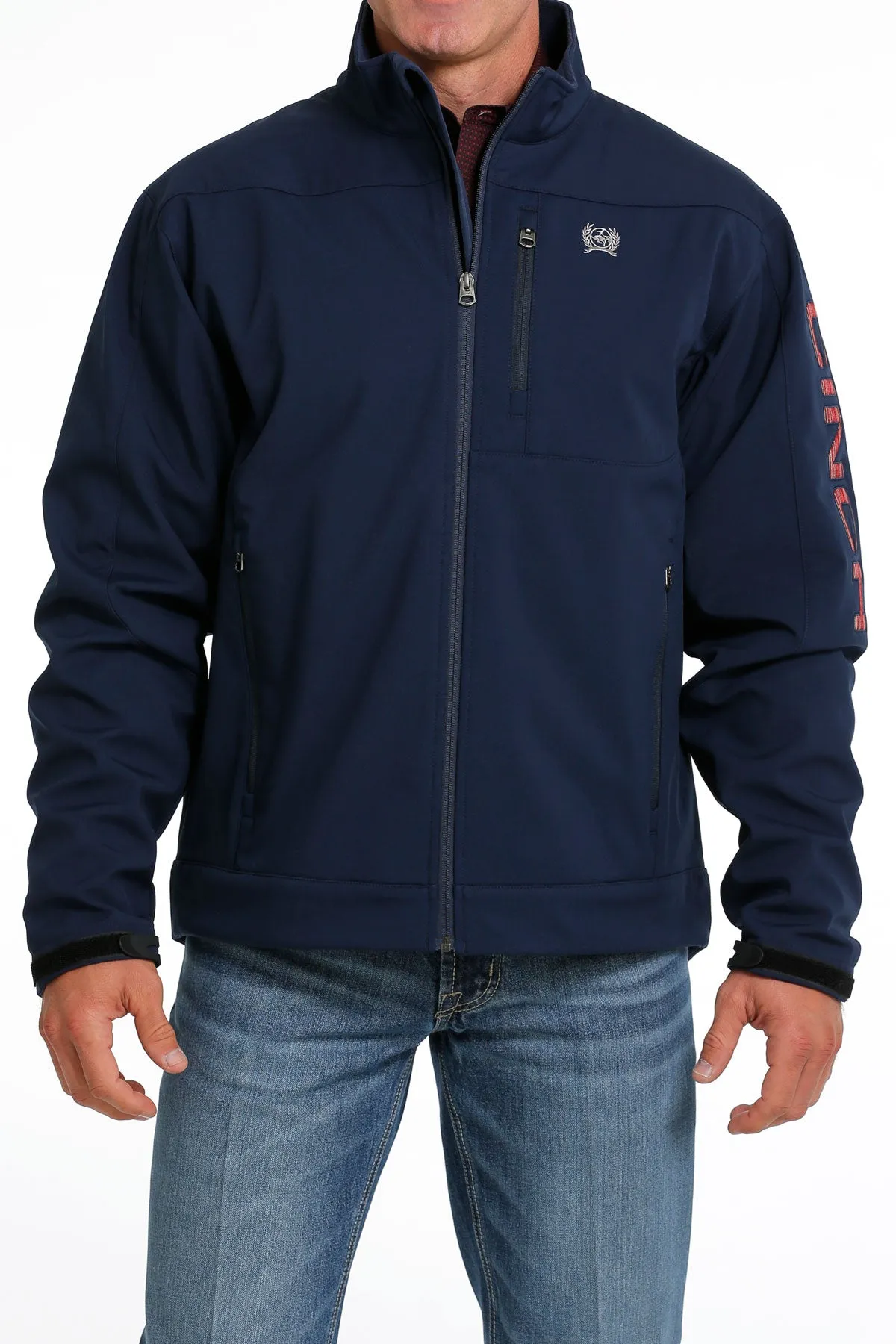 Cinch Men's Navy Solid Bonded Jacket