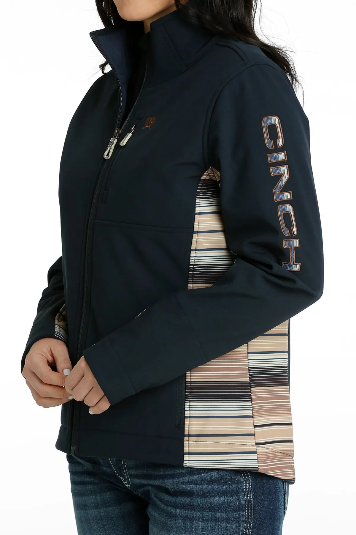 Cinch Women's Navy Concealed Carry Bonded Jacket