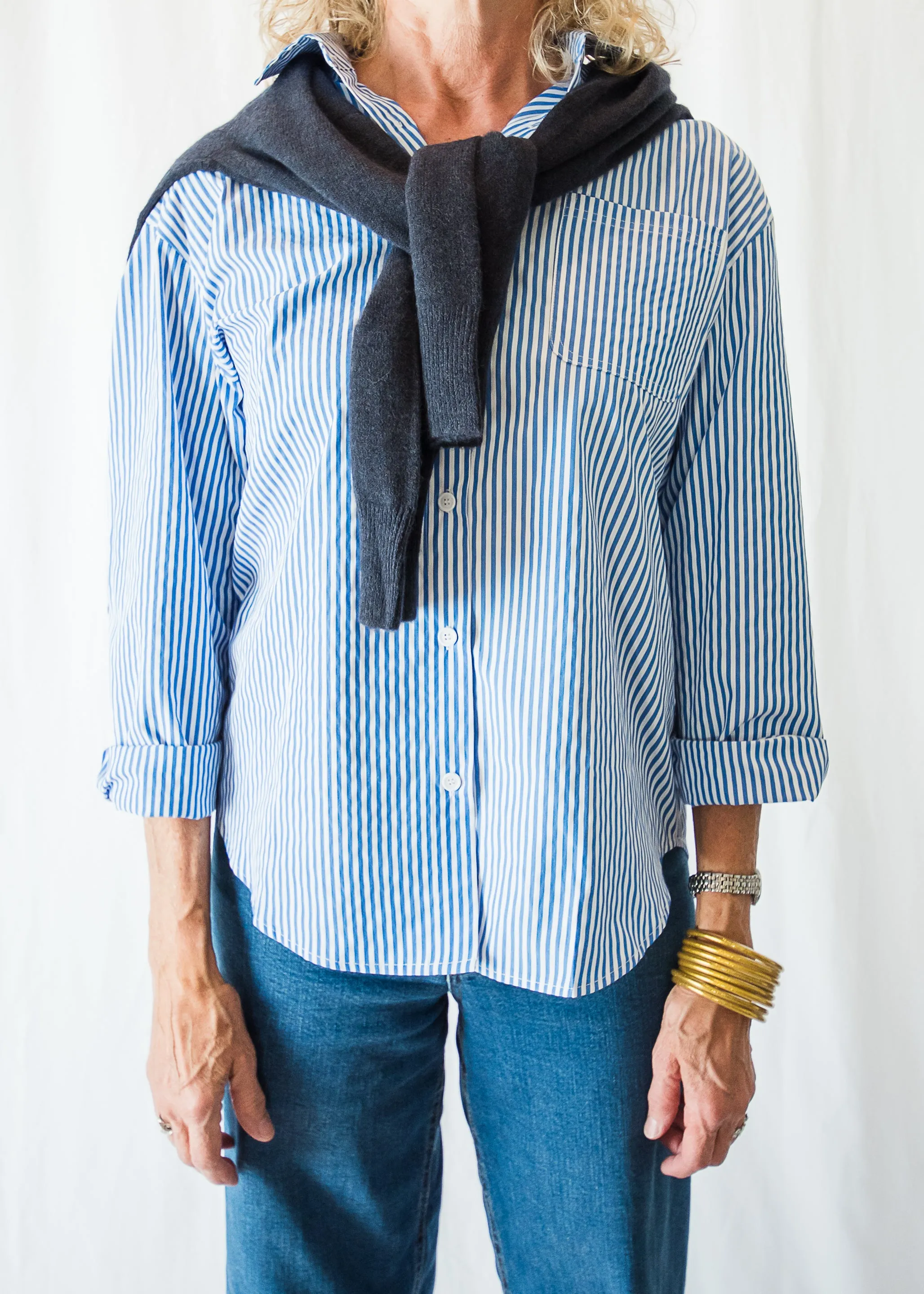 Classic Striped Button-Down