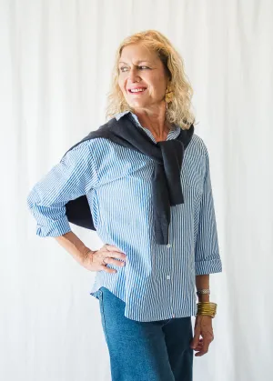 Classic Striped Button-Down