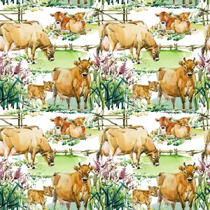 Cows in the meadow harris tweed topped romper