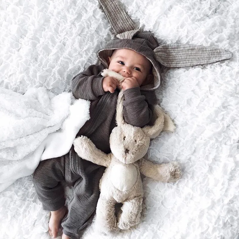 Cutest Warm Bunny Rompers
