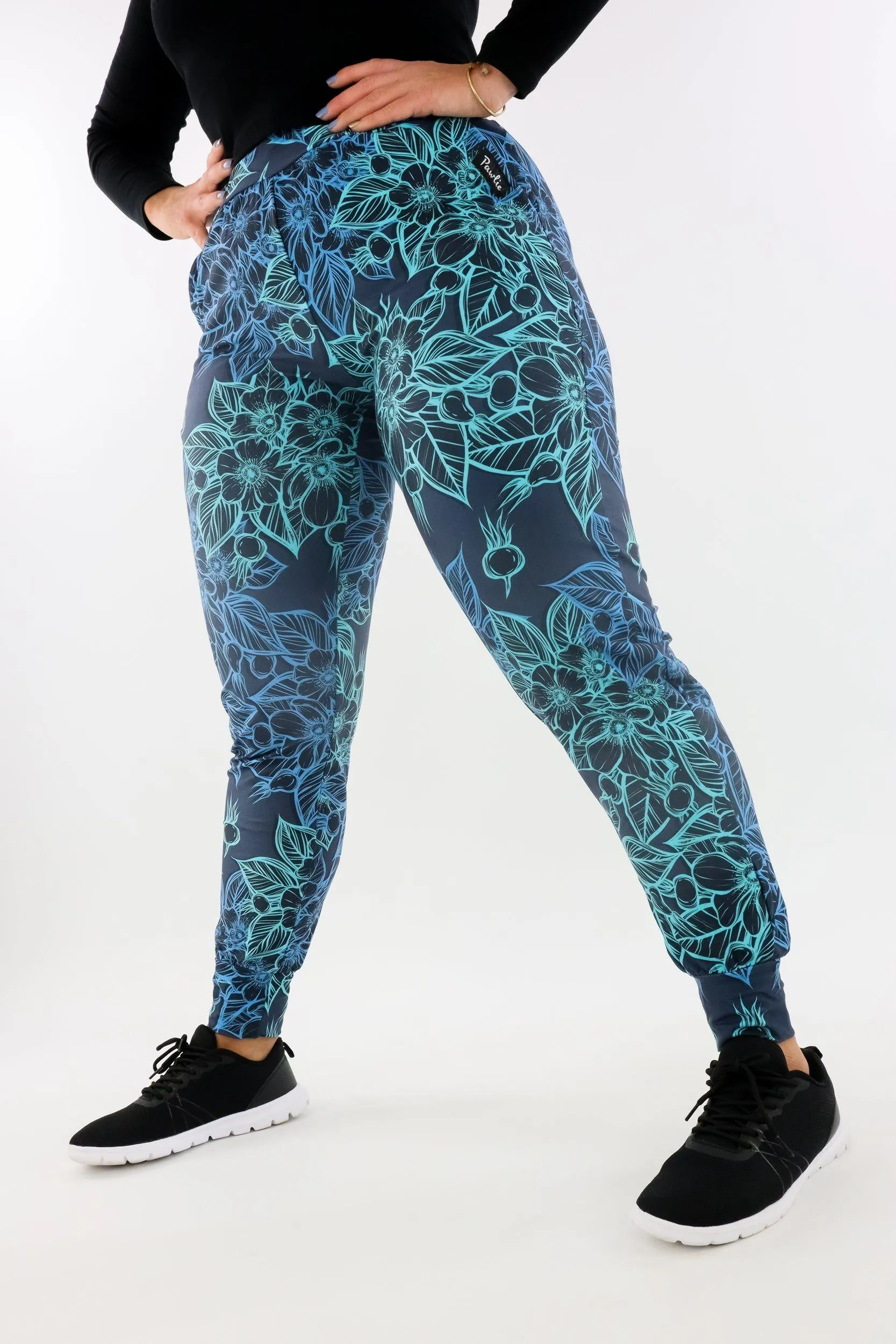 Cyan Flower - Hybrid Joggers 2.0 - Pockets