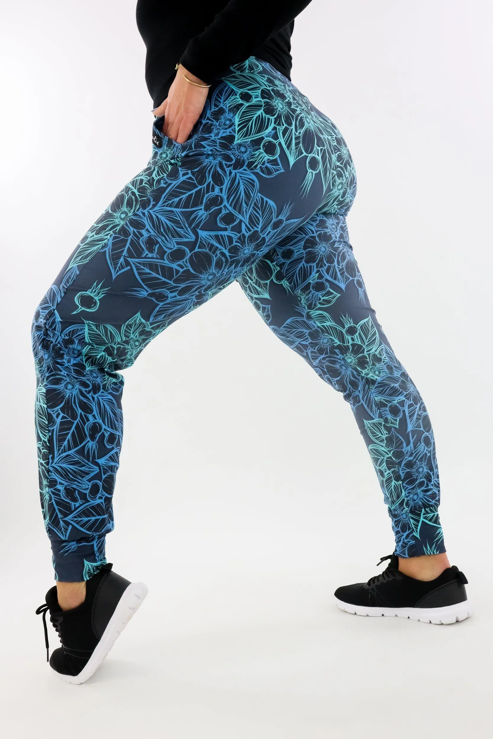 Cyan Flower - Hybrid Joggers 2.0 - Pockets