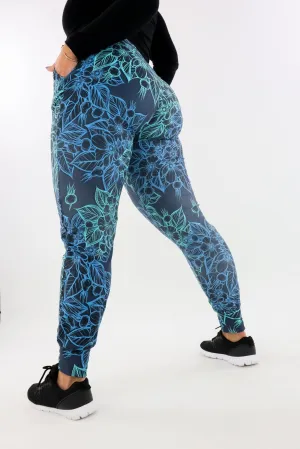 Cyan Flower - Hybrid Joggers 2.0 - Pockets