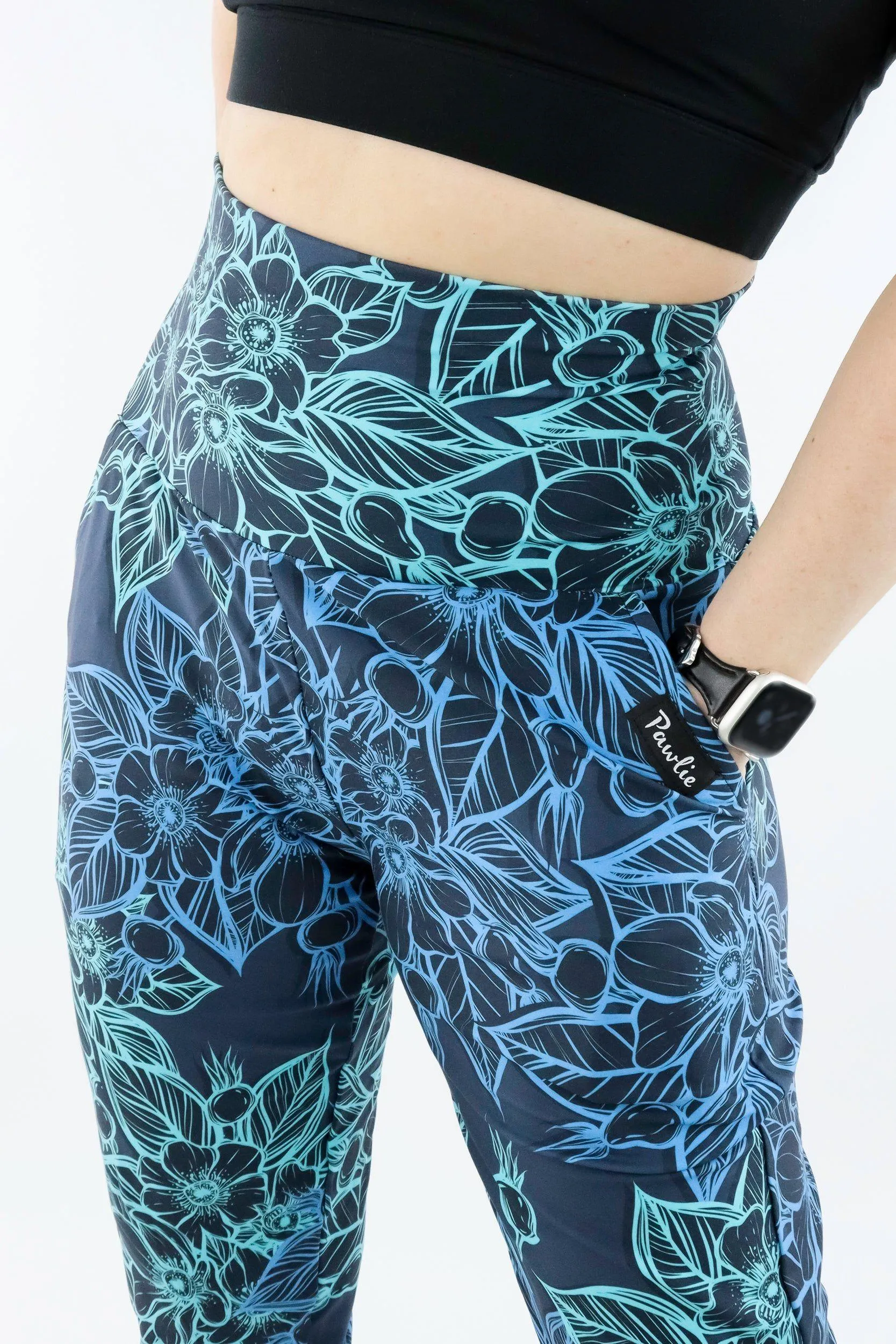 Cyan Flower - Hybrid Joggers 2.0 - Pockets