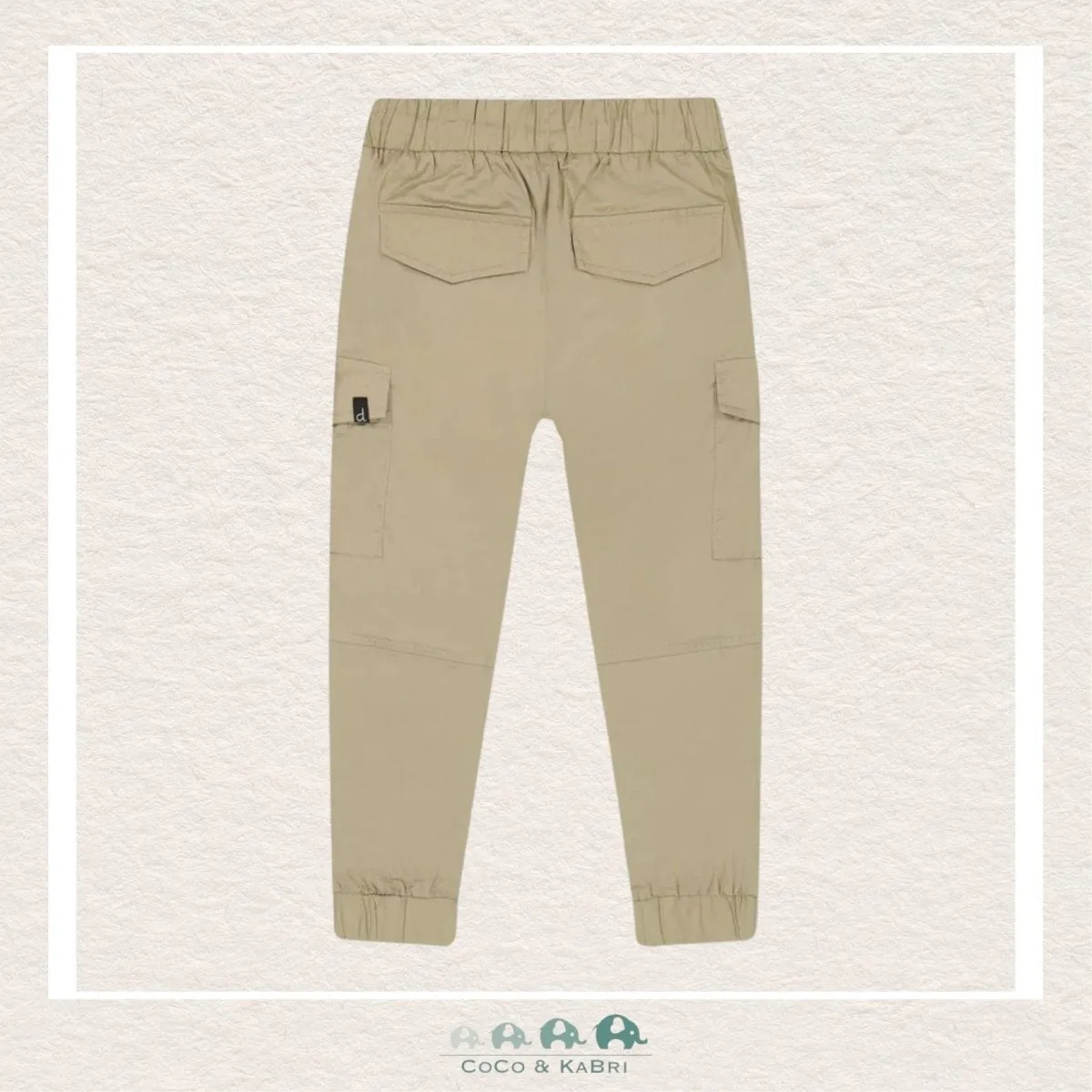 Deux Par Deux Parachute Twill Cargo Jogger - Beige
