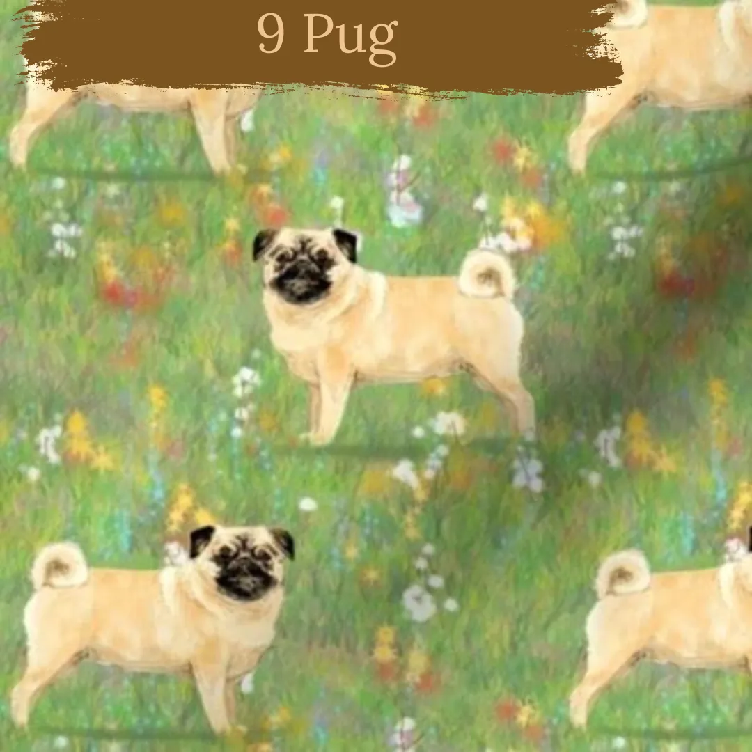 Dog Breeds short cuffed Romper 0-4 years
